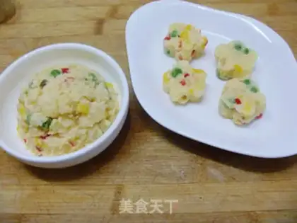Make Colorful mashed potato salad step 6