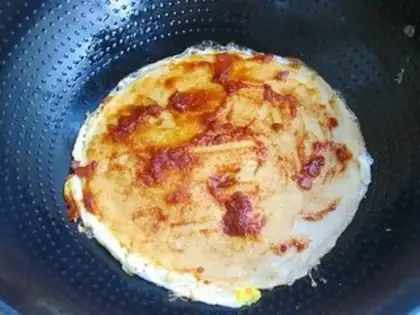 Make fried dough stick version pancake fruit step 7