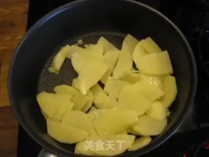 Make Garlic potato chips step 3