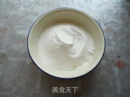 Make Milk fragrant hair cake step 1
