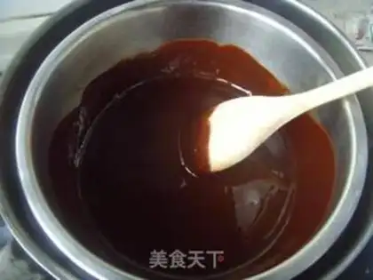 Make Chocolate paste cake step 1