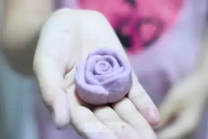 Make Purple Rose Mantou step 4