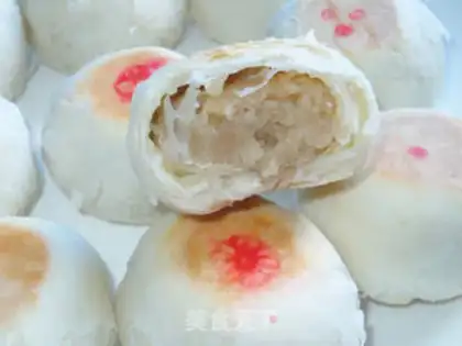 Make crispy mooncake step 21