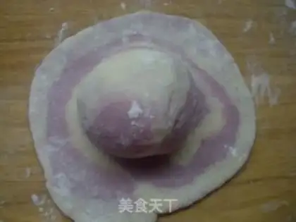 Make Dream purple sweet potato steamed buns step 10