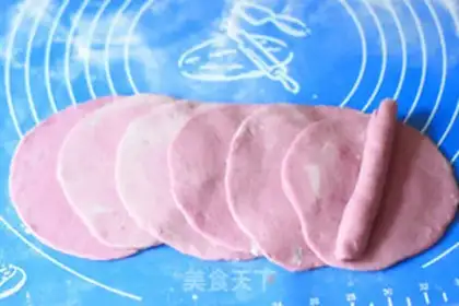 Make Purple Rose Mantou step 9