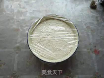 Make Milk fragrant hair cake step 7