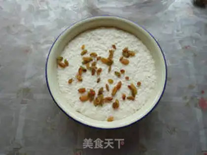 Make Milk fragrant hair cake step 8