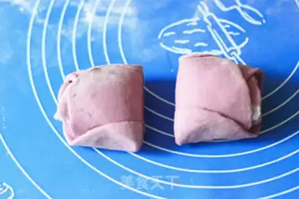 Make Purple Rose Mantou step 11