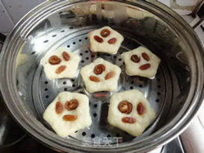 Make Milk fragrant hair cake step 13