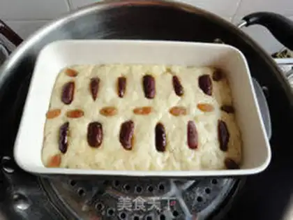 Make Milk fragrant hair cake step 14