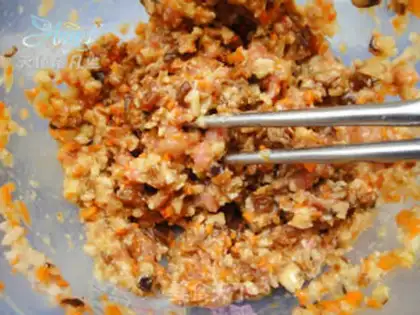 Make Steamed meat pie with relaxed bear step 3