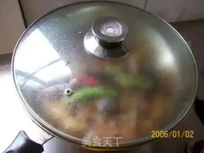 Make Fresh and spicy ray fish casserole with onions and garlic step 11