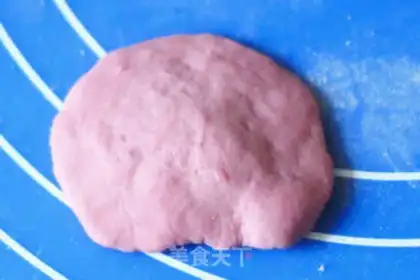 Make Purple Rose Mantou step 20