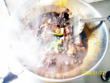 Make Fresh and spicy ray fish casserole with onions and garlic step 12