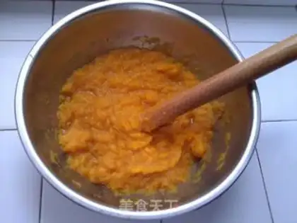 Make Purple potato pumpkin cake step 9