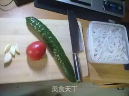 Make Konjac cold noodles step 0