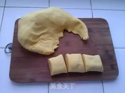 Make Purple potato pumpkin cake step 11