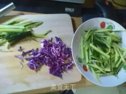 Make Konjac cold noodles step 1