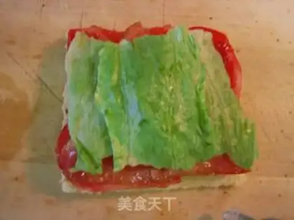 Make turkey bacon sandwich step 14