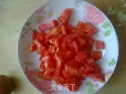 Make Mooshu persimmon fried rice step 1