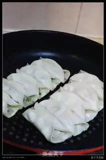 Make Dumpling pot stickers step 20