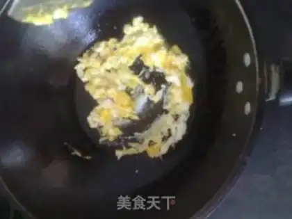 Make Mooshu persimmon fried rice step 2