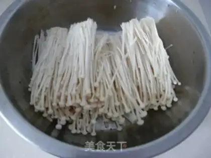 Make Roasted Flammulina velutipes step 0