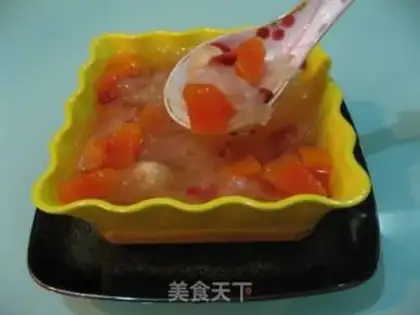 Make Papaya, white fungus and lotus seed soup step 6