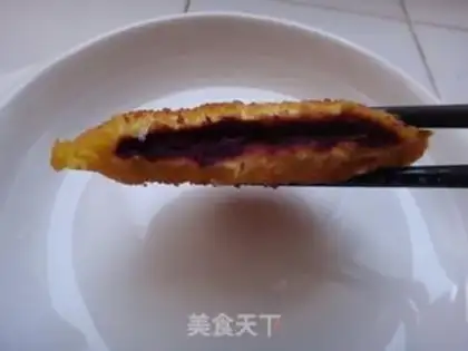Make Purple potato pumpkin cake step 19