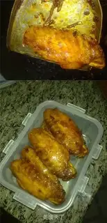 Make Wind-sugar chicken wings step 4