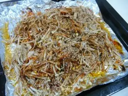 Make Roasted Flammulina velutipes step 2