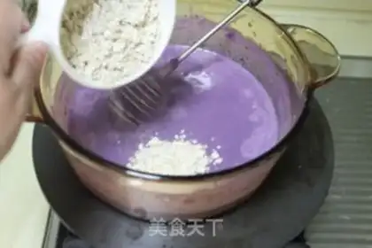 Make Purple sweet potato oatmeal step 2