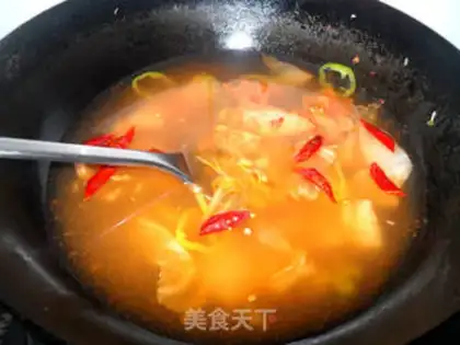 Make Korean spicy cabbage and tofu soup step 5