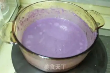Make Purple sweet potato oatmeal step 3