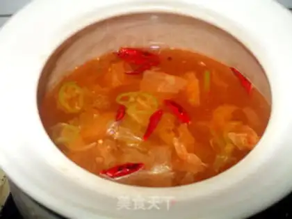 Make Korean spicy cabbage and tofu soup step 6