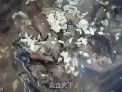 Make Stewed eggplant with catfish step 3