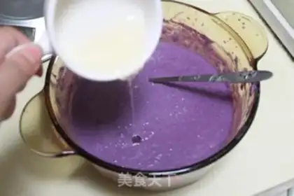 Make Purple sweet potato oatmeal step 4