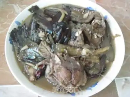 Make Stewed eggplant with catfish step 4