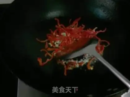 Make stir-fried shredded lentils step 4