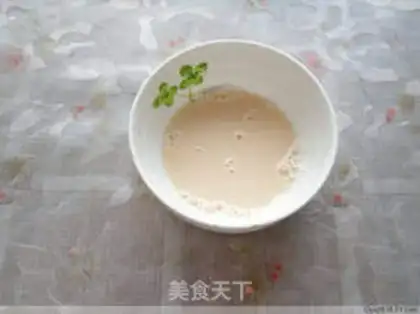 Make bran steamed buns step 1