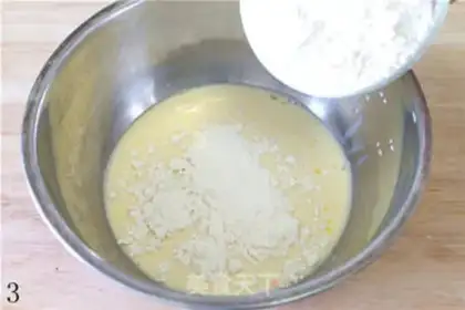 Make meat floss bread step 2
