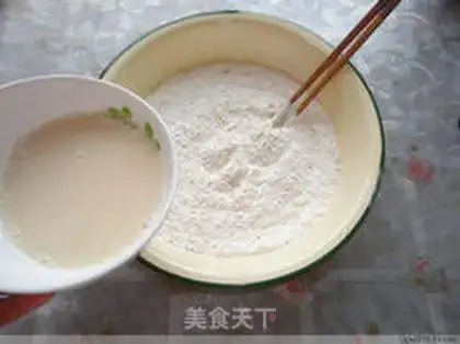 Make bran steamed buns step 4