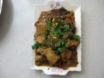 Make Tried fish stewed tofu in tiled slices step 2