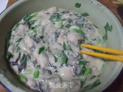 Make oyster omelet step 4