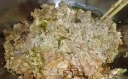 Make Pork and cabbage dumplings step 4