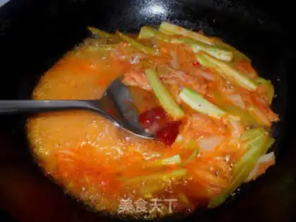 Make Korean spicy roasted rice cake step 7