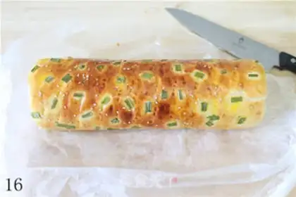 Make meat floss bread step 15