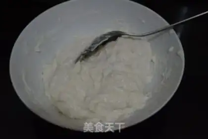 Make Pumpkin egg flower dough pimples step 1