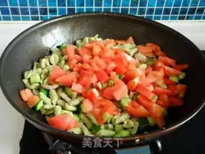 Make stir-fried cat noodles step 8