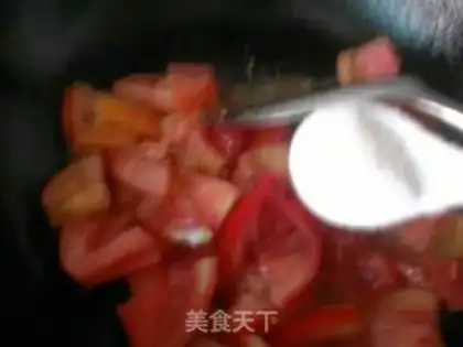 Make tomato scrambled eggs step 5